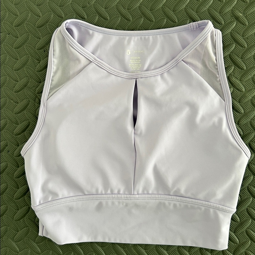 BuffBunny Step Up Crop - lilac